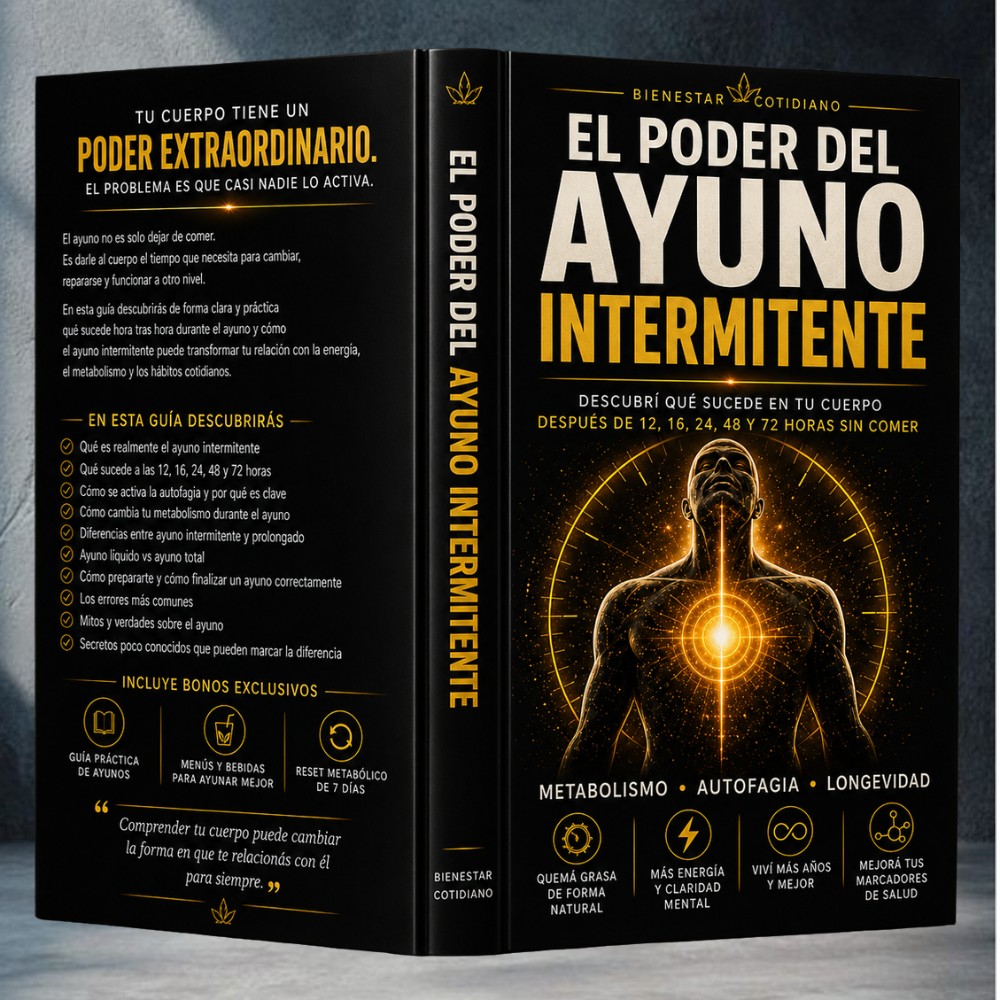 EL PODER DEL AYUNO INTERMITENTE Guía práctica sobre autofagia, metabolismo y protocolos de 12 a 72 horas