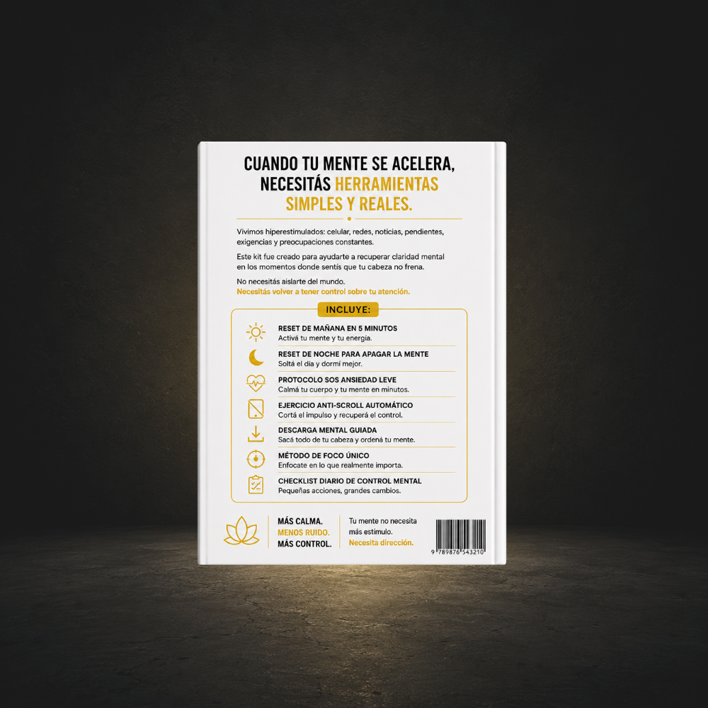 RESET MENTAL™ | Recuperá el Control de tu Mente en 7 Días